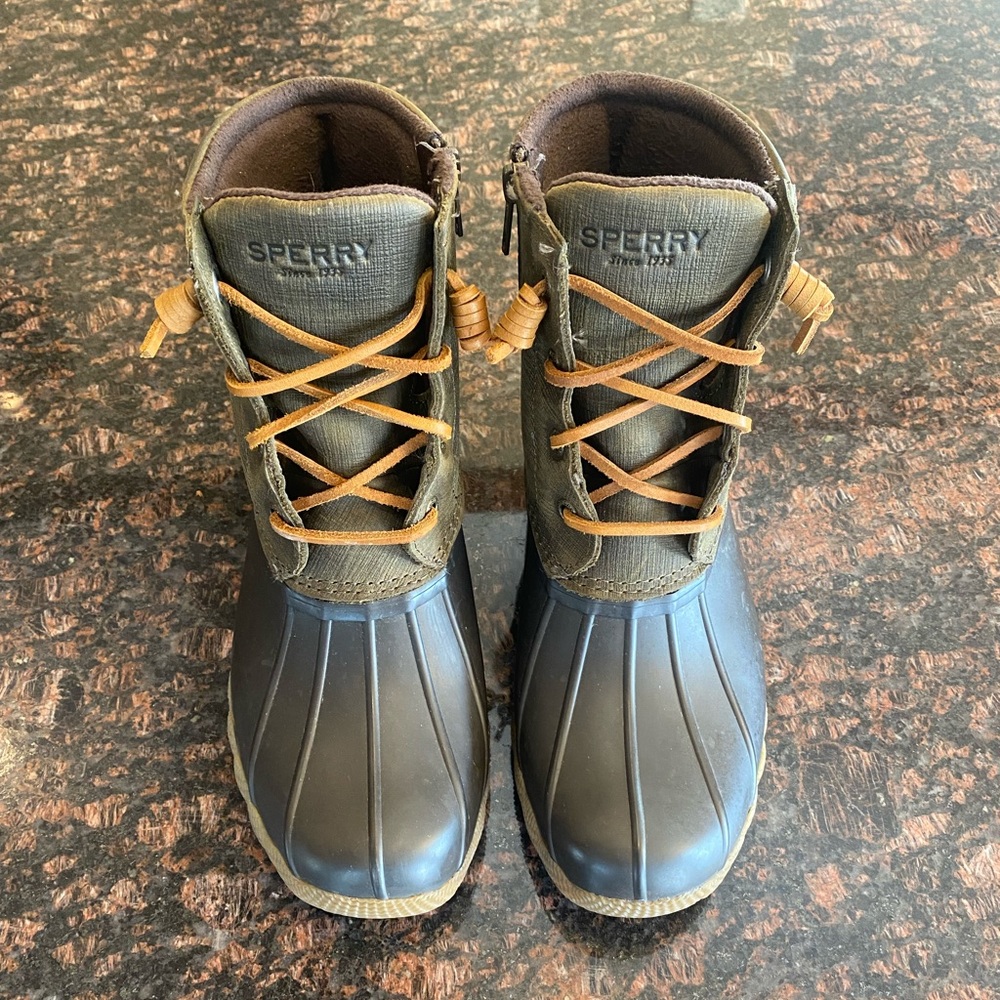 Sperry Saltwater Boot. Used minimally-like new! Smoke free home. Make an offer!